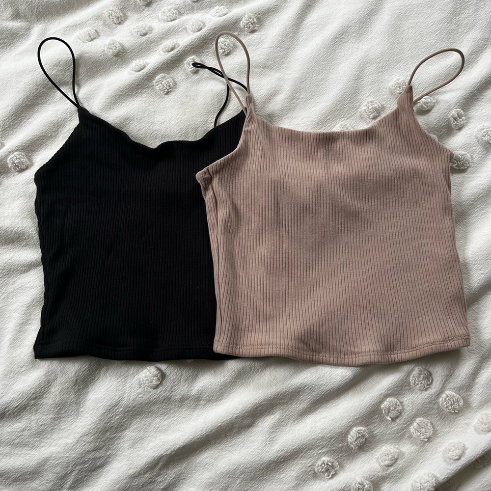 Two Garage Cropped Tanks